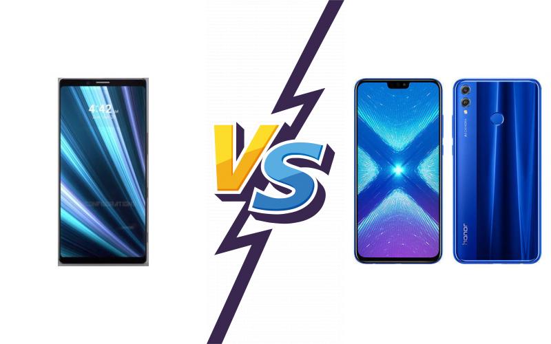 compare Sony Xperia XZ4 vs Honor 8X