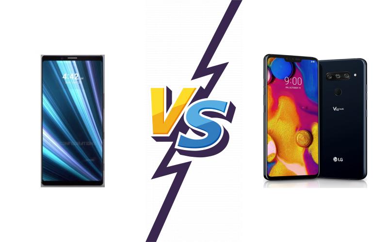 compare Sony Xperia XZ4 vs LG V40 ThinQ