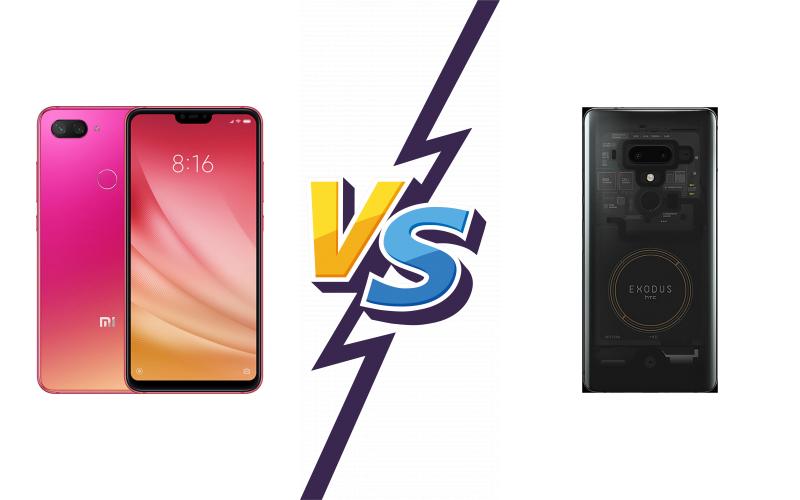 compare Xiaomi Mi 8 Lite vs HTC Exodus 1 compare Xiaomi Mi 8 Lite vs HTC Exodus 1