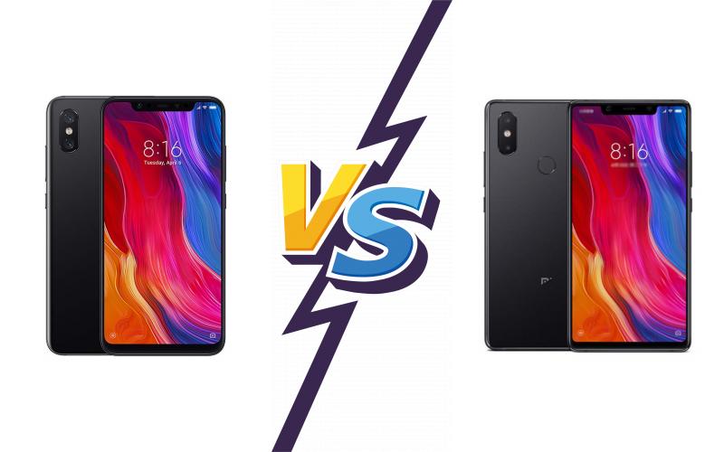 compare Xiaomi Mi 8 vs Xiaomi Mi 8 SE compare Xiaomi Mi 8 vs Xiaomi Mi 8 SE