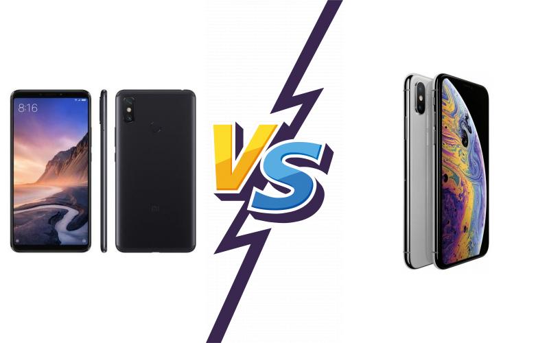 compare Xiaomi Mi Max 4 Pro vs Apple iPhone XS Max