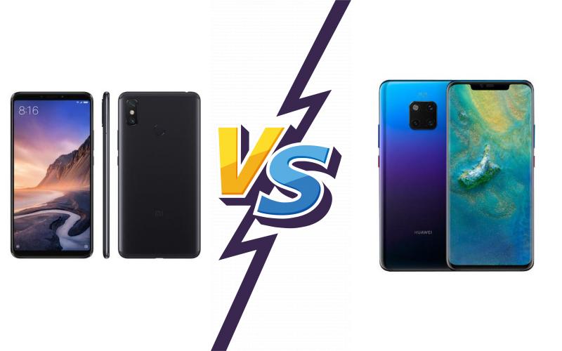 compare Xiaomi Mi Max 4 Pro vs Huawei Mate 20