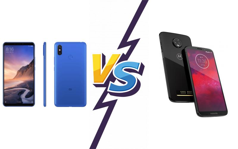 compare Xiaomi Mi Max 4 Pro vs Motorola Moto Z3