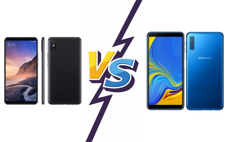 compare Xiaomi Mi Max 4 Pro vs Samsung Galaxy A7 (2018)