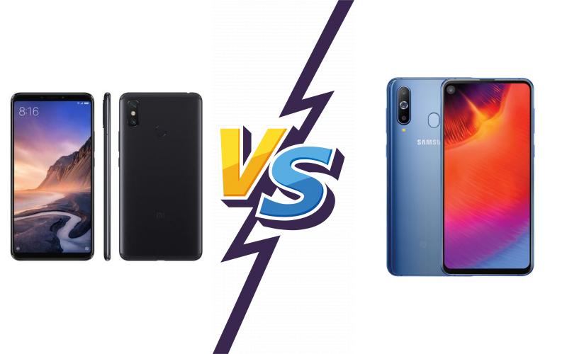 compare Xiaomi Mi Max 4 Pro vs Samsung Galaxy A8s