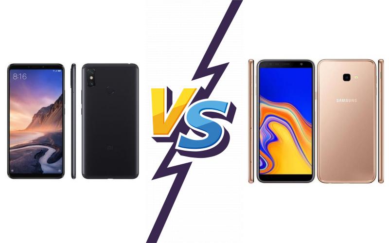 compare Xiaomi Mi Max 4 Pro vs Samsung Galaxy J6+