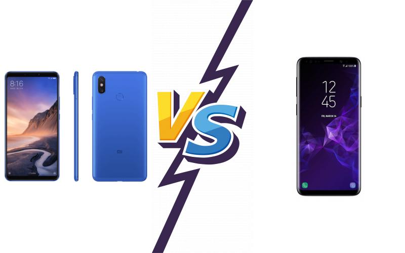 compare Xiaomi Mi Max 4 Pro vs Samsung Galaxy S9+