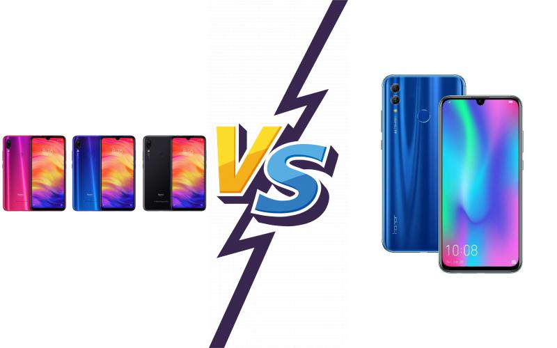 compare Xiaomi Redmi Note 7 Pro vs Honor 10 Lite