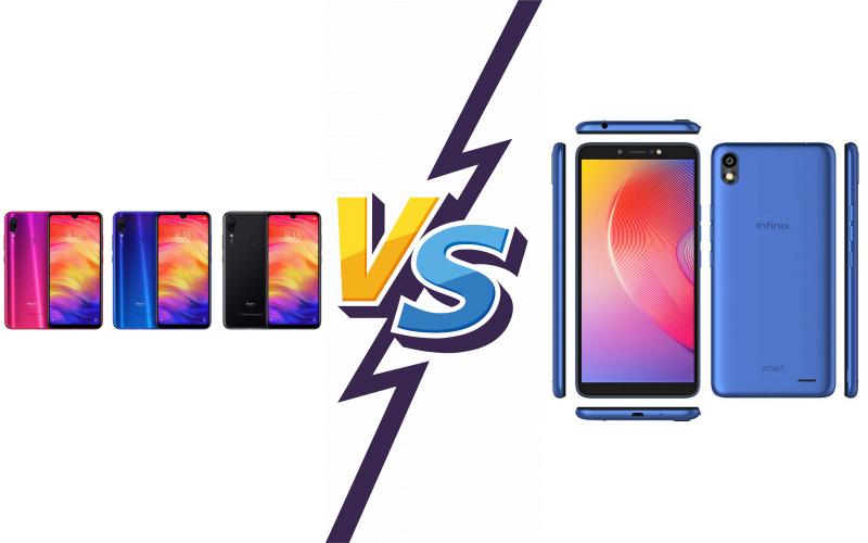 compare Xiaomi Redmi Note 7 Pro vs Infinix Smart 2 HD