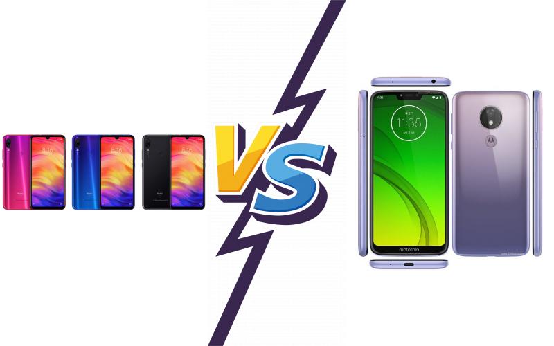 compare Xiaomi Redmi Note 7 Pro vs Motorola Moto G7 Power