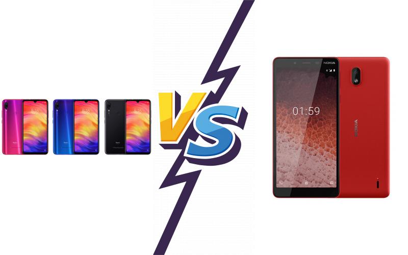 compare Xiaomi Redmi Note 7 Pro vs Nokia 1 Plus