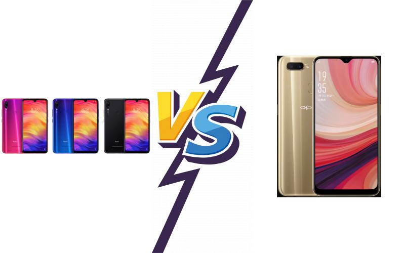 compare Xiaomi Redmi Note 7 Pro vs Oppo A7