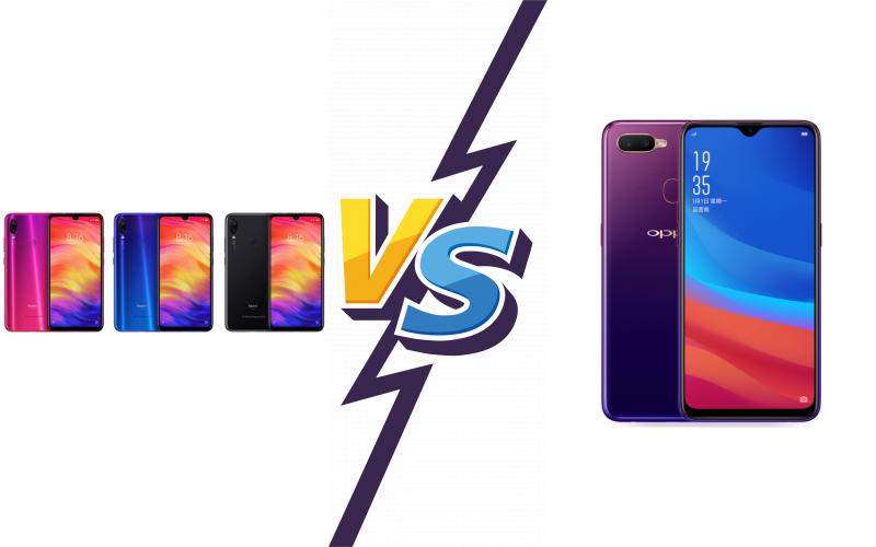 compare Xiaomi Redmi Note 7 Pro vs Oppo A7x