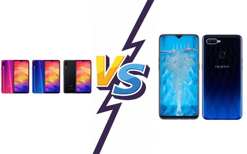 compare Xiaomi Redmi Note 7 Pro vs Oppo F9 (F9 Pro)