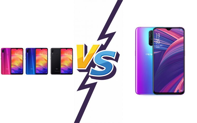 compare Xiaomi Redmi Note 7 Pro vs Oppo RX17 Pro