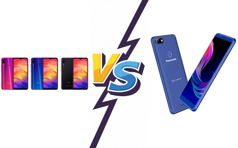 compare Xiaomi Redmi Note 7 Pro vs Panasonic Eluga Ray 600