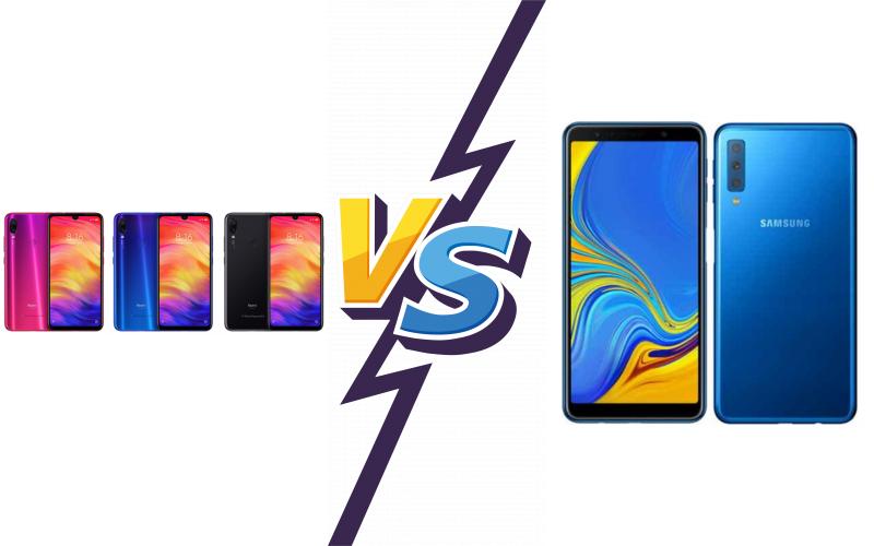 compare Xiaomi Redmi Note 7 Pro vs Samsung Galaxy A7 (2018)