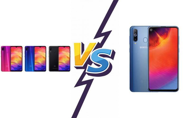 compare Xiaomi Redmi Note 7 Pro vs Samsung Galaxy A8s