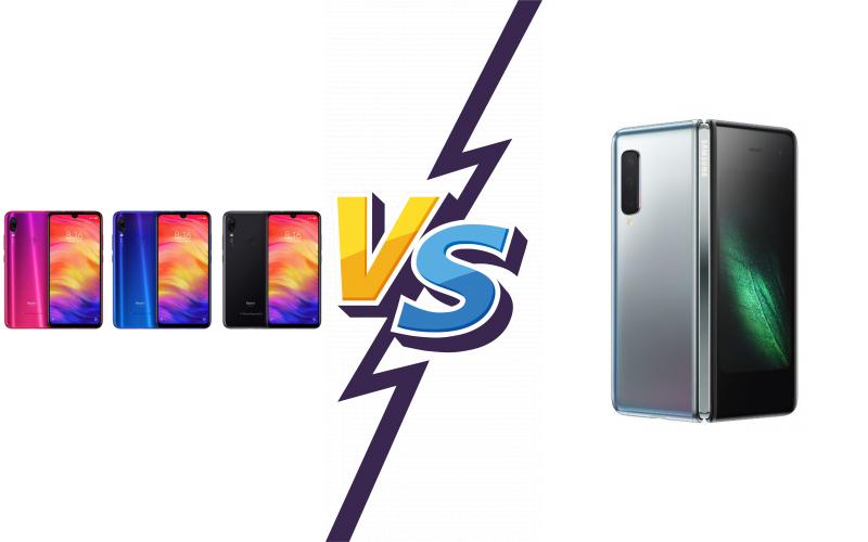 compare Xiaomi Redmi Note 7 Pro vs Samsung Galaxy Fold