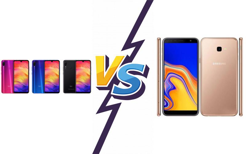 compare Xiaomi Redmi Note 7 Pro vs Samsung Galaxy J6+