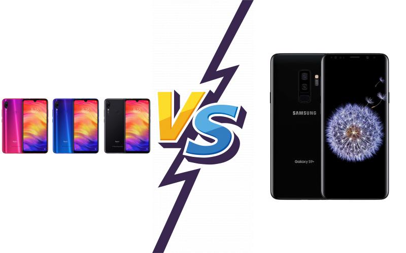 compare Xiaomi Redmi Note 7 Pro vs Samsung Galaxy S9+