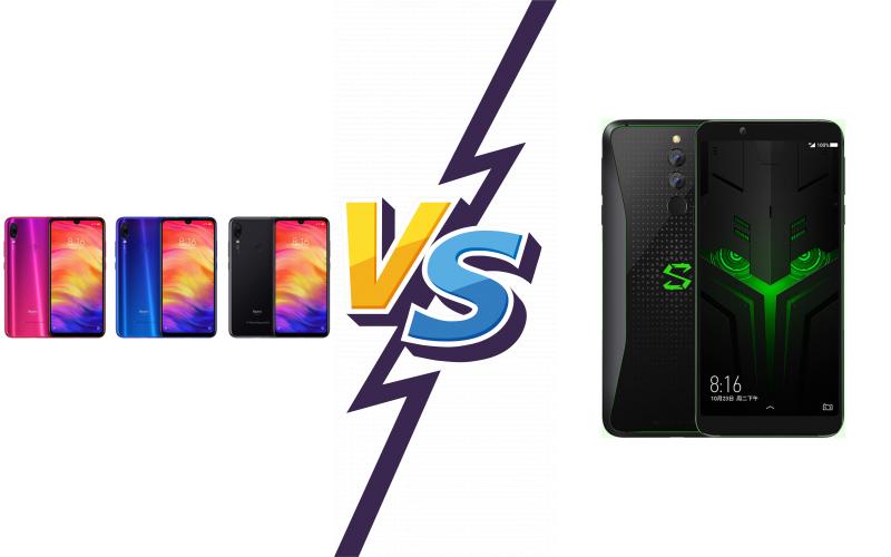 compare Xiaomi Redmi Note 7 Pro vs Xiaomi Black Shark Helo