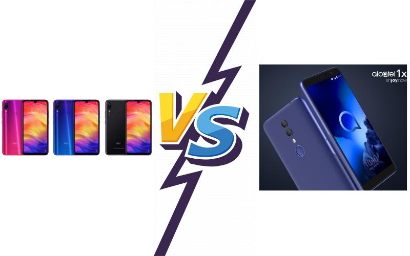 compare Xiaomi Redmi Note 7 Pro vs alcatel 1x (2019)