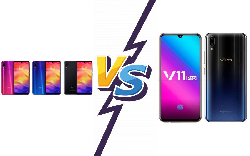 compare Xiaomi Redmi Note 7 Pro vs vivo V11 (V11 Pro)