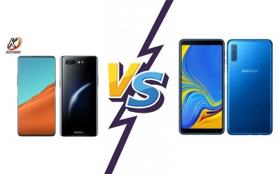 ZTE nubia X vs Samsung Galaxy A7 (2018)