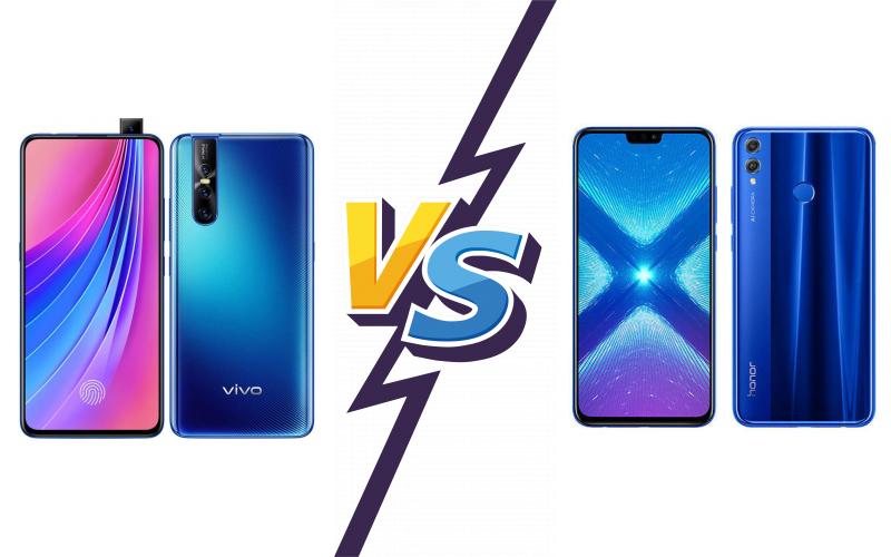 compare vivo V15 Pro vs Honor 8X