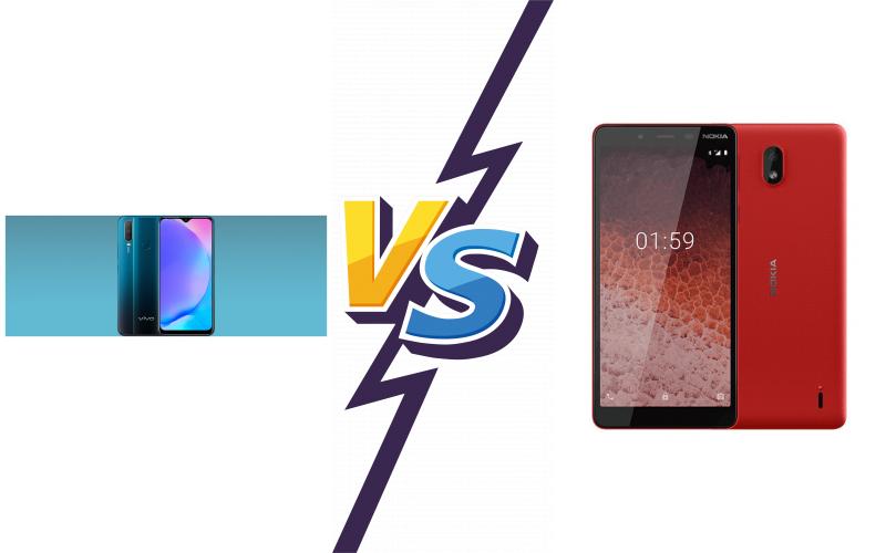 compare vivo Y17 vs Nokia 1 Plus