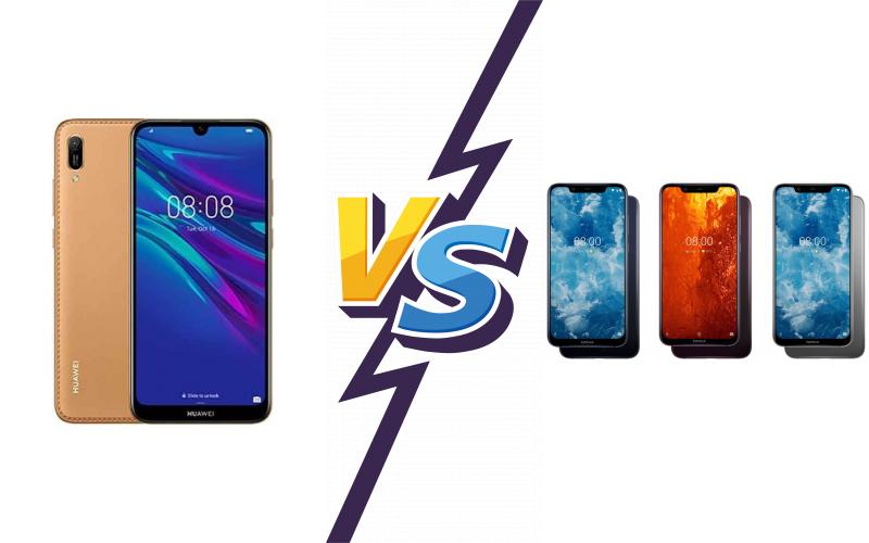 compare Huawei Enjoy 9e vs Nokia 8.1 (Nokia X7)