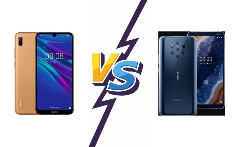 compare Huawei Enjoy 9e vs Nokia 9 PureView