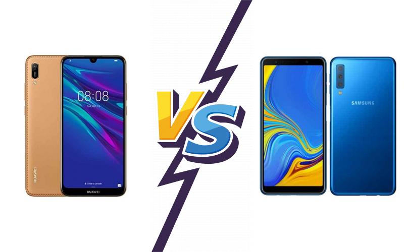 compare Huawei Enjoy 9e vs Samsung Galaxy A7 (2018)