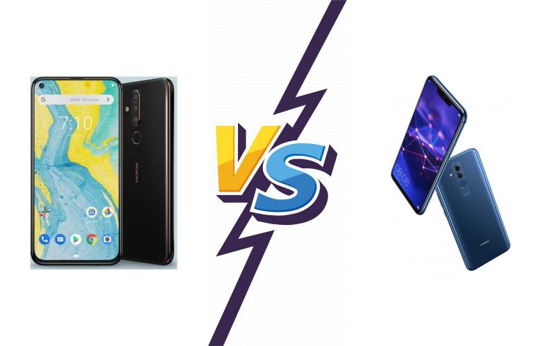 compare Nokia X71 vs Huawei Mate 20 lite