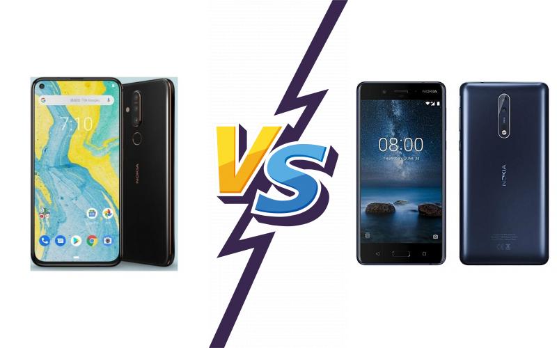 compare Nokia X71 vs Nokia 8