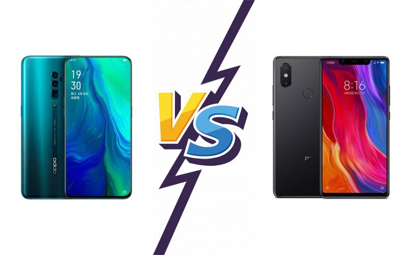 compare Oppo Reno 10x zoom vs Xiaomi Mi 8 SE