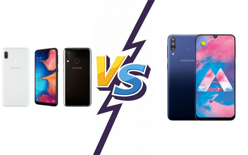 compare Samsung Galaxy A20e vs Samsung Galaxy M30