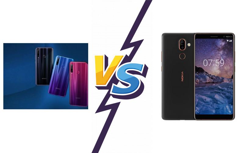 compare Honor 20i vs Nokia 7 plus