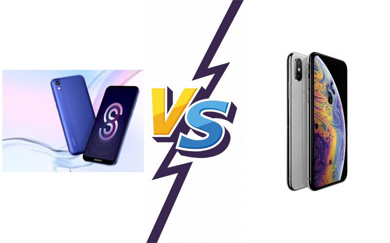 compare Honor 8S vs Apple iPhone XS Max