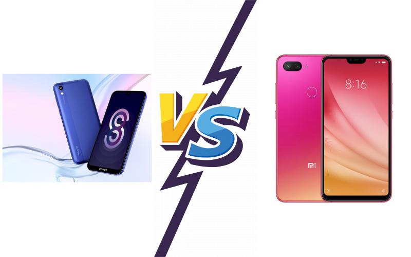 compare Honor 8S vs Xiaomi Mi 8 Lite