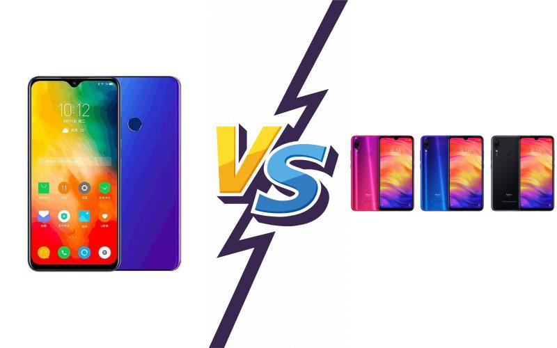 compare Lenovo K6 Enjoy vs Xiaomi Redmi Note 7 Pro