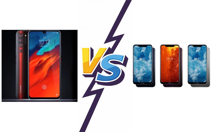 compare Lenovo Z6 Pro vs Nokia 8.1 (Nokia X7)