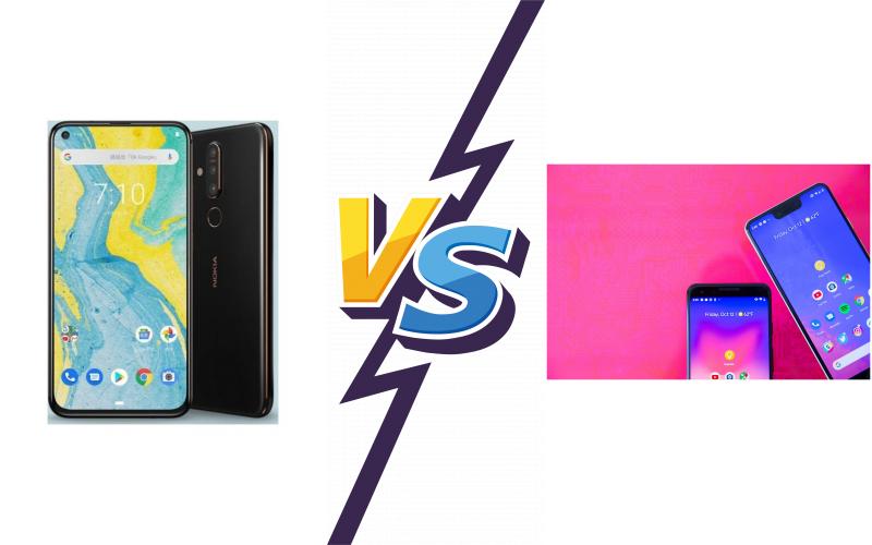 compare Nokia X71 vs Google Pixel 3 XL