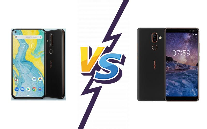 compare Nokia X71 vs Nokia 7 plus