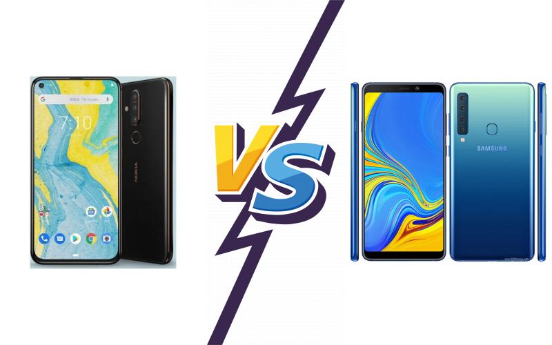 compare Nokia X71 vs Samsung Galaxy A9 (2018)