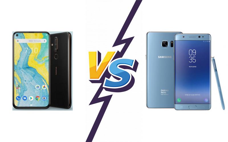 Nokia X71 vs Samsung Galaxy Note FE