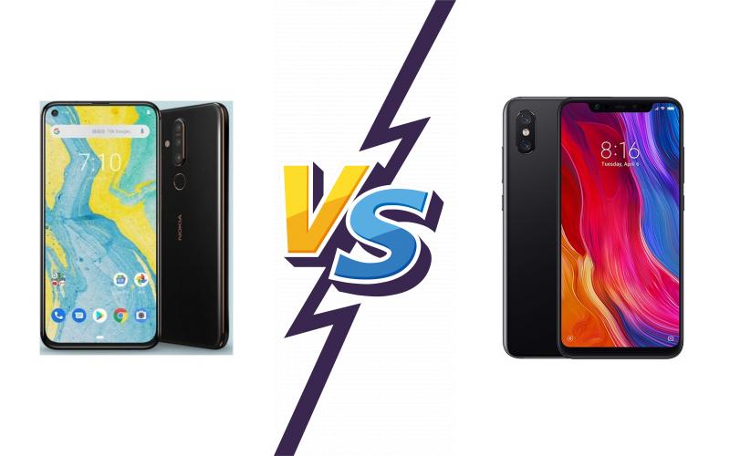 compare Nokia X71 vs Xiaomi Mi 8