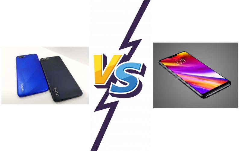 compare Realme C2 vs LG Q9