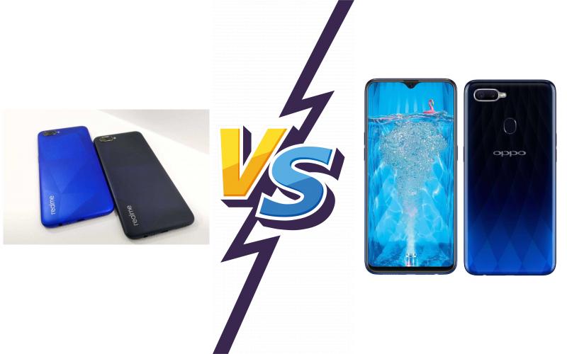 compare Realme C2 vs Oppo F9 (F9 Pro)